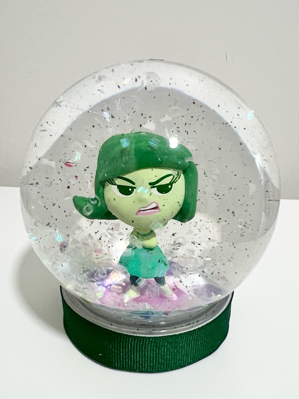 Disgust Snow Globe Figurine Inside Out